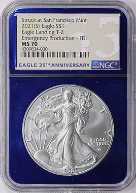 銀貨 Struck at San Francisco 2021 MS70 銀貨 Struck at San Francisco 2021 MS70 【公式通販】