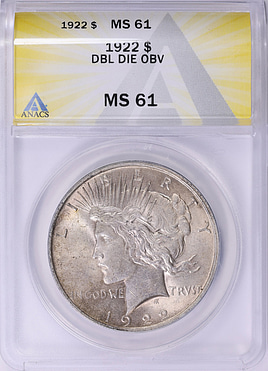 1922 Peace Dollar 米国銀貨 1922 Peace Dollar - Denver Mint - Uncirculated