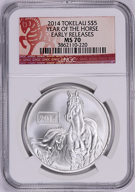 TOKELAU YEAR OF THE HORSE 銀貨2014 SILVER 2014 1oz Tokelau Silver Lunar Year of the Horse | eBay