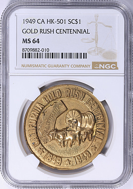 [10K] USA カレッジピン 1949年 GreatCollections - Coin Auction Archive > U.S. Coin Prices