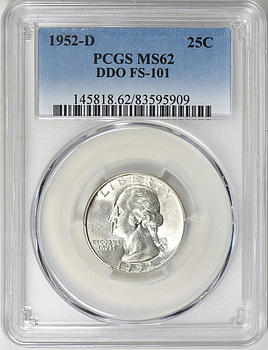 order.101〜103 1952 Quarter Coin Value (No Mint Mark, D & S Price Guide)