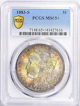 希少　1883 Morgan Silver Dollar 1883-CC Morgan Silver Dollar Coin BU | Bullion Shark Rare Coins