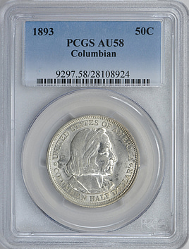1893 World Columbian Exposition Half Dollar PCGS AU-58 (Item