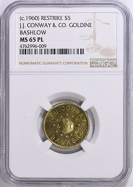 c.1960) Colorado $5 Gold J.J. Conway & Co. Goldine Bashlow
