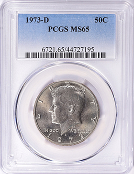 1973-D Kennedy Half Dollar PCGS MS-65 (Toned) (Item 1676258
