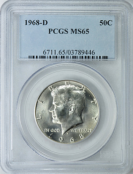 1968-D Kennedy Half Dollar PCGS MS-65 (Item 17293