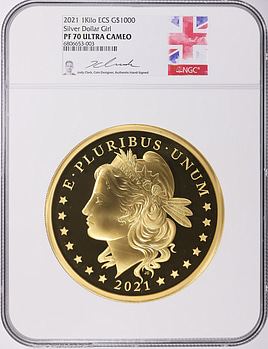 Great Britain 2021 Gold Kilo 100 Pounds Alderney - Silver Dollar