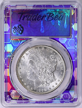 1898-O Morgan Silver Dollar PCGS MS-64 (Holographic Bee Frame 1898-O Morgan Silver Dollar PCGS MS-64 (Holographic Bee Frame