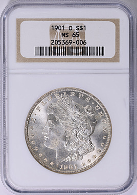 1901-O Morgan Silver Dollar NGC MS-65 (Item 1799697