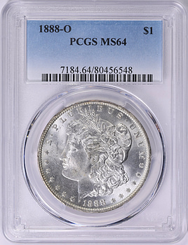 1888-O Morgan Silver Dollar PCGS MS-64 (Item 1799971
