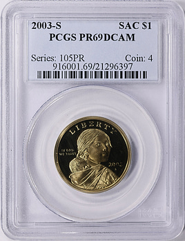 2003-S Sacagawea Dollar PCGS Proof-69 DCAM (Item 1803441
