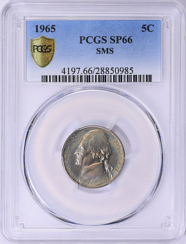 1965 Jefferson Nickel SMS PCGS SP-66 (Toned) (Item 1851055