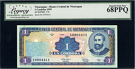 Nicaragua 1995 1 Cordoba Banco Central de Nicaragua Note SCWPM-179