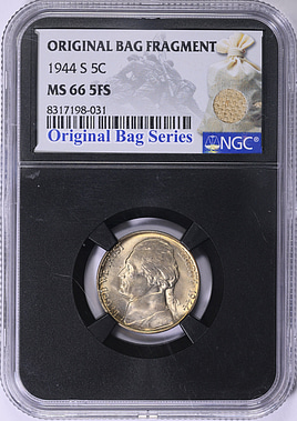 1944-S Jefferson Nickel NGC MS-66 5FS (Black Retro Holder