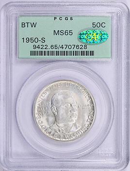 1950-S Booker T. Washington Memorial Half Dollar PCGS MS-65 (CAC