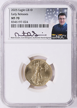 2025 $10 Quarter-Ounce Gold American Eagle Early Releases NGC MS