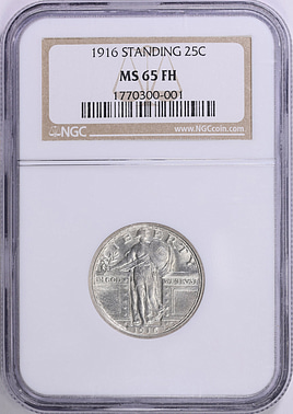 1916 Standing Liberty Quarter NGC MS-65 FH (Item 1917941