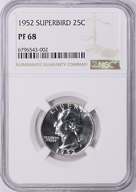 1952 Washington Quarter Superbird NGC Proof-68 (Item 1926611