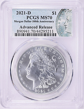 2021-D Morgan Silver Dollar 100th Anniversary Advanced Release