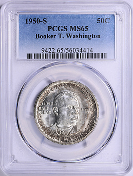 1950-S Booker T. Washington Memorial Half Dollar PCGS MS-65 (Item