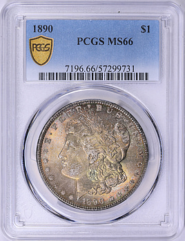 [PCGS] モンゴル国 1980年 25Tug SILVER 銀貨 9498 1974 S MS 69 Eisenhower Silver Dollar - New ICG White Austin