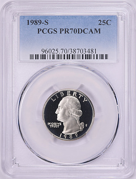 1989-S Washington Quarter PCGS Proof-70 DCAM (Item 1952454