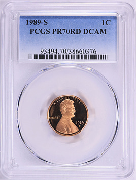 1989-S Lincoln Cent PCGS Proof-70 RD DCAM (Item 1952457