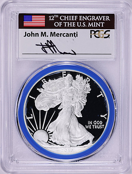2017-W $1 Silver Eagle Mint Engraver Series PCGS Proof-70 DCAM