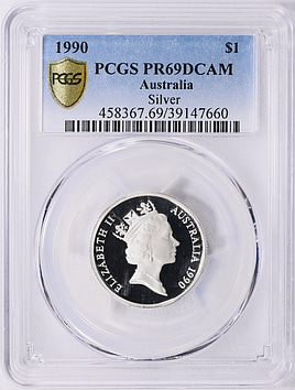Australia 1990 Silver Dollar KM-84a PCGS Proof-69 DCAM (Item