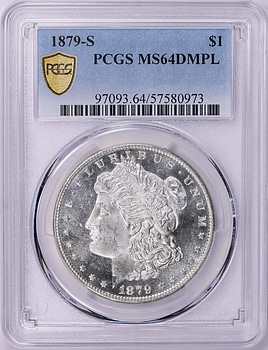 1879-S Morgan Silver Dollar PCGS MS-64 DMPL (Item 1967039