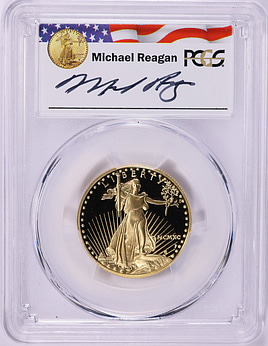 1990-P $25 Half-Ounce Gold American Eagle Reagan Legacy Series