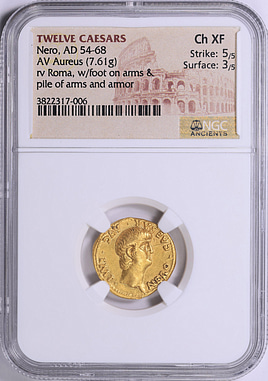 Ancient Roman Empire, Nero (A.D. 54-68) c.A.D. 60-61 Gold Aureus