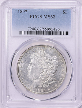 1897 Morgan Silver Dollar PCGS MS-62 (Item 1978307