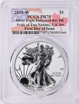 2019-W $1 Silver Eagle Enhanced Reverse Proof (From the Pride of