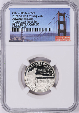 2021-S America the Beautiful Quarter Crossing the Delaware Advance