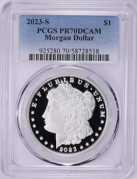 2023-S Morgan Silver Dollar PCGS Proof-70 DCAM | PCGS Cert