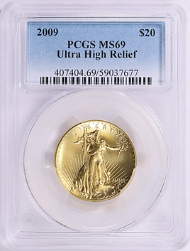 2009 MMIX Ultra High Relief $20 Gold PCGS MS-69 (Item 1999426
