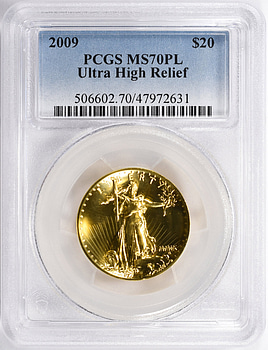 PCGS NGC 鑑定済み 9個セット 2009 MMIX Ultra High Relief $20 Gold PCGS MS-70 PL (Item 1999612