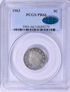 1903 Liberty Nickel PCGS Proof-66 (CAC Green) (Item 2002237