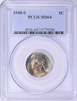 1948-S Jefferson Nickel PCGS MS-64 (Item 2006097