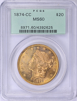 1874年 イギリス シリング PCGS MS62 1874-S $20 Liberty Gold MS PCGS – Universal Coin & Bullion