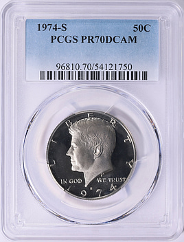 1974-S Kennedy Half Dollar PCGS Proof-70 DCAM (Item 2014333