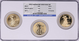2006-W $50 One-Ounce Gold American Eagle 20th Anniversary Set