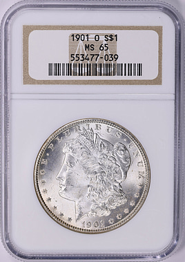 1901-O Morgan Silver Dollar NGC MS-65 (Item 2015162