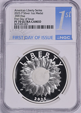2025-P American Liberty Silver Medal First Day of Issue NGC Proof