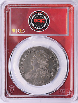 1825 Capped Bust Half Dollar PCGS XF-40 (EDC Red Core) (Item