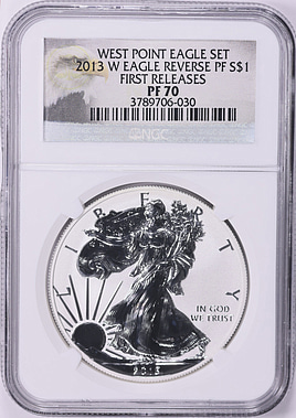 2013-W $1 Silver Eagle Reverse Proof (From the West Point Mint Set