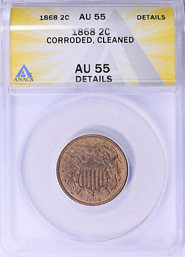 ★お値引き中です★ 　明治二分金　PCGS AU55（スラブ入り） 明治二分金 PCGS AU55（スラブ入り） 1868-69)日本明治二分金PCGS AU55