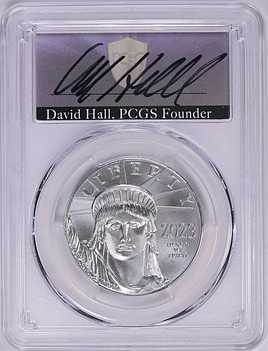 2023 $100 One-Ounce Platinum American Eagle Statue of Liberty