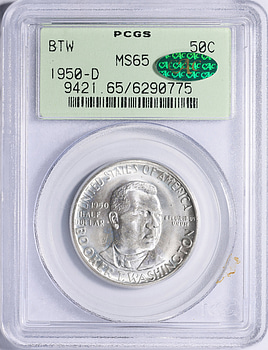 1950-D Booker T. Washington Memorial Half Dollar PCGS MS-65 (CAC